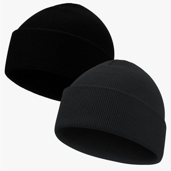 Amazon Other - 2 Pack Beanies for Men Rib-Knit Hats for Women Spring Summer Autumn Winter NWT